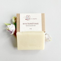 Natural body scrub soap with amber