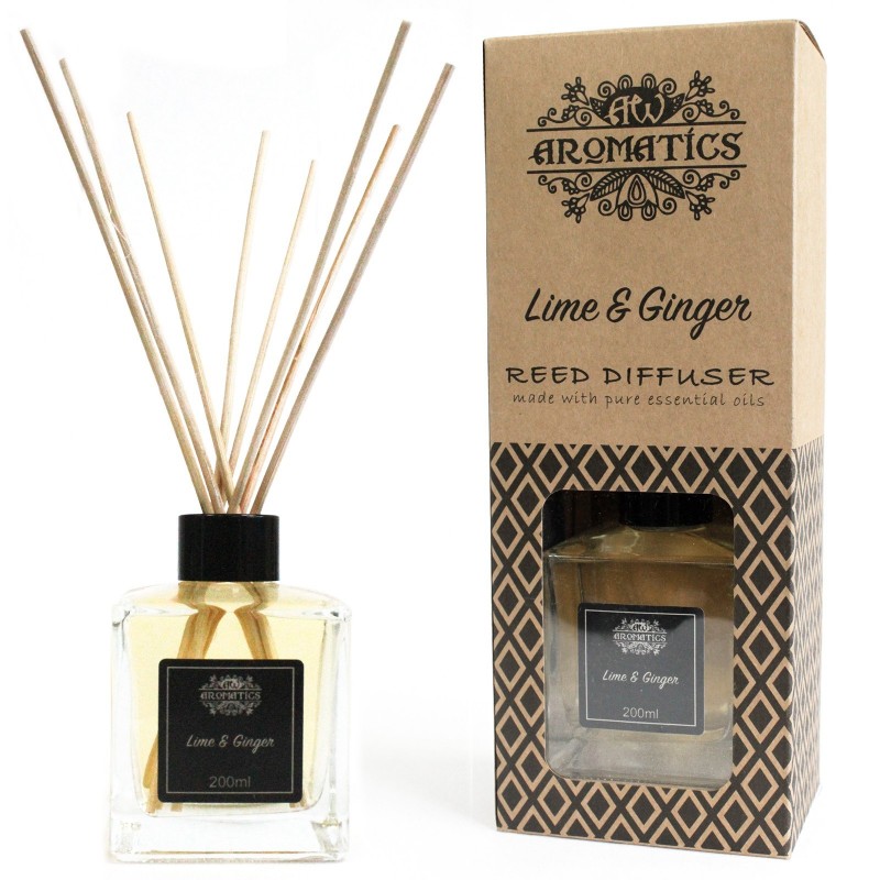 Lime & Ginger Essential Oil Reed Diffuser Lime & Ginger Essential Oil Reed Diffuser