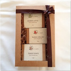 Seasons - gift box of natural handmade soap