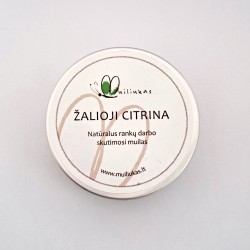 Natūralus kietas skutimosi muilas citrusinio aromato