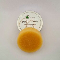 Natural solid shaving soap with mint and tea tree, for sensitive skin