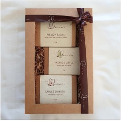Gift box of 3 soaps