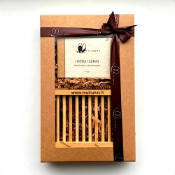 Gift set with wooden soap dish